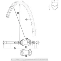 Mavic Ksyrium Disc Vasen Pinnat 12 Yksiköt