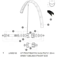 Mavic Xa Elite Tubeless Vanteet