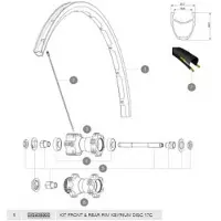 Mavic Ksyrium Disc 17c Vanteet