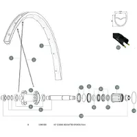 Mavic Allroad Elite Ust Ub 2018 Takaoikeat Pinnat 12 Yksiköt