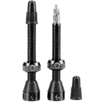 Tubolight Tubeless Valve 70mm Pair Black, Presta, alumiini, venttiili