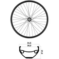 Mvtek 27.5´´ Boost Tubeless Maastopyörän Etupyörä
