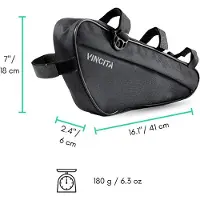 Vincita B024-bl Frame Bag Musta