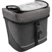 Mvtek Handlebar Bag With Map Holder Harmaa