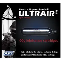 ASG Ultrair CO2 Lubrication Cartridges - 5pcs