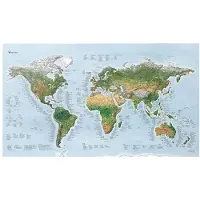 Awesome Maps Surftrip Green Edition Best Surf Beaches Of The World Green Edition Kartta
