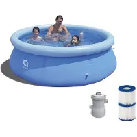 Enero Prompt Set Pool Set 300gal Filter Pump+filter Pool Sininen 240 x 63 cm