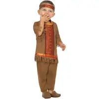 Atosa Indian Baby Child Custom Oranssi 6-12 Months