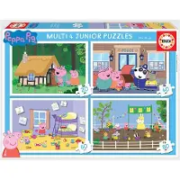 Educa 4-in-1 Junior Pipsa Possu 20-40-60-80p palapeli