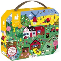 Janod Observation Puzzle The Farm 24 Pieces Monivärinen 3-6 Years