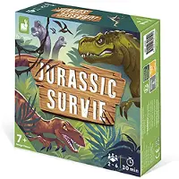 Janod Jurasica Survival Board Game Monivärinen