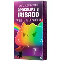 Asmodee Unstable Unicorns Apocalipsis Irisado Spanish Board Game Monivärinen