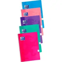 Aucune 4x4 Grid Notebooks Soft Lid 80 Sheets Pack 4+1 Notebooks Pinkki