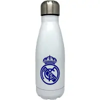 Real Madrid 550ml Stainless Steel Bottle Valkoinen