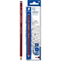 Staedtler Box 12 Tradition 6b Pencils Harmaa