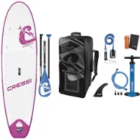 Cressi Element Small All Around ISup Set 9'2, Valkoinen/Pinkki