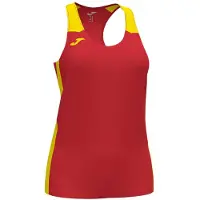 Joma Record Ii Sleeveless T-shirt Punainen 11-12 Years Poika