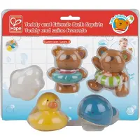 Hape Teddy and Friends Bath Squirts - kylpylelusetti, E0201