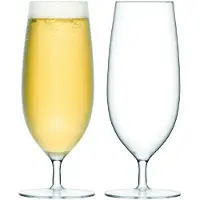 LSA International Beer Glass Pilsner Bar Set/2 450Ml - Nude - ONE SIZE
