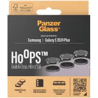 PanzerGlass Samsung Galaxy S24+ Hoops kameran linssin suojus - Musta