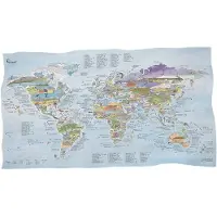 Awesome Maps Leijalautailukartta: Maailman Parhaat Paikat Pyyhe