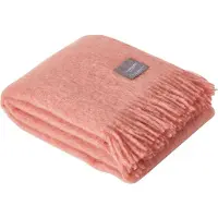 Stackelbergs Mohair Viltti Rullattu Hapsu 130x170 Cm - Huovat & Peitteet Villa Antique Rose - 4174