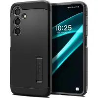 Spigen Tough Armor -suojakuori Samsung Galaxy S24 Plus -puhelimelle - musta