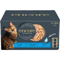 Encore 8x70g Dose Mix lajitelma: Fish Selection (3 makua) kissan märkäruoka
