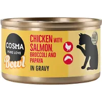 Cosma 12x80g Bowl kananrintaa kissan märkäruoka