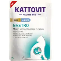 Kattovit 30x85g Gastro Paté ankka kissan märkäruoka