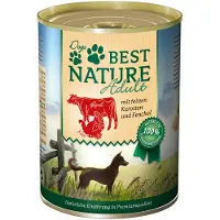 Best Nature 12x400g Dog Adult kalkkuna, nauta & porkkanat märkäruoka