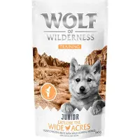 Wolf of Wilderness 3x100g Training JUNIOR Explore the Wide Acres kana