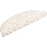 vidaXL Porrasmatot 15 kpl 56x17x3 cm valkoinen