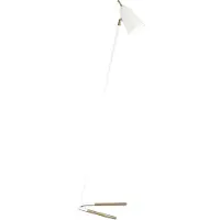 Sessak Aiden lattiavalaisin E27 150cm valkoinen/messinki