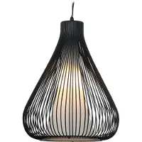 Sessak RIIPPUVALAISIN SESSAK PAOLA METALLIA MUSTA/VALKOINEN LASIKUPU 1X60W