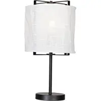 By Rydens Softy pöytävalaisin 50 cm Mattavalkoinen-mattamusta