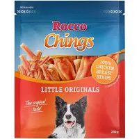 Rocco 12x250g Chings pienet kananrintasuikaleet koiranherkut