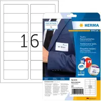 Herma 4515, Valkoinen, Pyöristetty suorakulmio, Laser, 16 kpl, 20 arkkia, 88,9 mm