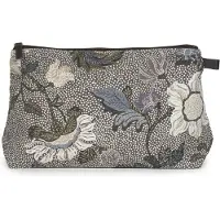 Ceannis Cosmetic Small Khaki Flower Linen Big