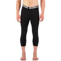 Mons Royale Merino Cascade Flex 3/4 Legging Kerrastohousut black Koko XXXL