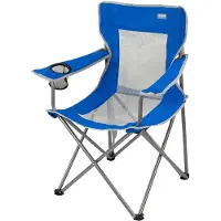 Aktive Folding Camping Chair Sininen 64.5 x 49.5 x 82 cm