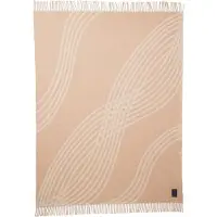 Lexington Waves Recycled Wool Jacquard Huopa 130x170 Cm /luonnonvalkoinen - Huovat & Peitteet Villa Beige - 12414002-2610-TH10