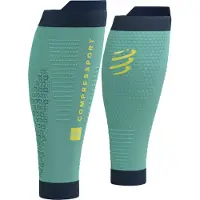 Compressport R2 3.0 Compression Stockings Green Black, Size Size 4