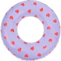 Swim Essentials Uimarenkaat 90 Cm Sweet Hearts Transparent Sweet Hearts 90 cm Purppura 90 cm 6 Y+ Pojat, Tytöt