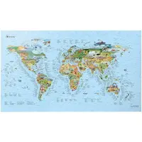Awesome Maps Surftrip Best Surf Beaches Of The World Original Colored Edition Karte