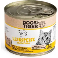Dogs'n Tiger 6x200g Senior Cat lempiruoka kana kissan märkäruoka