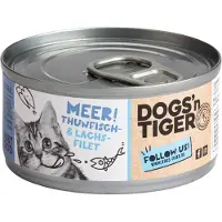 Dogs'n Tiger 24x70g Cat Filet tonnikala- & lohifileetä kissalle