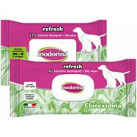 Inodorina Klooriheksidiinipyyhkeet koirille 3x40kpl