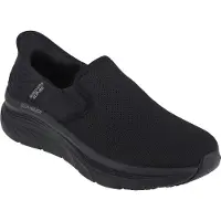 SKECHERS D'Lux Walker Oxford -slip-In-kengät (miehet) - Black/Black, 46