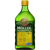Möller kalanmaksaöljy sitruuna, 500 ml